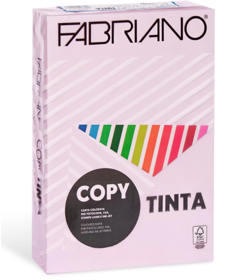 Hîrtie colorată A4 FABRIANO Tinta Lavanda, 80 gr/m2, 500 foi, pastel, violet